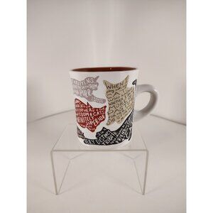 The Unemployed Philosophers Guild LITERARY CAT MUG 12 oz Coffee Mug w Paw Inside